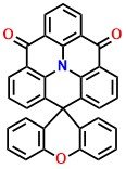 SOQ, spiro[benzo[9,1]quinolizino[3,4,5,6,7-defg]acridine-4,9'-xanthene]-8,12-dione