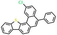 2-chloro-5 phenylbenzo[b]phenanthro[3,4 d]thiophene