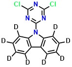 9-(4,6-dichloro-1,3,5-triazin-2 yl)-9H-carbazole-d8
