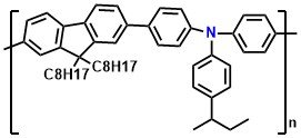 Poly[(9,9-dioctylfluorenyl-2,7-diyl)-co-(4,4'-(N-(4-sec-butylphenyl)diphenylamine)]