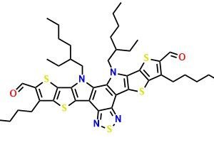 12,13-Bis(2-ethylhexyl)-3,9-diundecyl-12,13-dihydro-[1,2,5]thiadiazolo[3,4-e]thieno[2'',3'':4',5']thieno[2',3':4,5]pyrrolo[3,2-g]thieno[2',3':4,5]thieno[3,2-b]indole-2,10-dicarbaldehyde