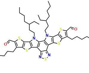 12,13-Bis(3-ethylheptyl)-3,9-diundecyl-12,13-dihydro-[1,2,5]thiadiazolo[3,4-e]thieno[2'',3'':4',5']thieno[2',3':4,5]pyrrolo[3,2-g]thieno[2',3':4,5]thieno[3,2-b]indole-2,10-dicarbaldehyde