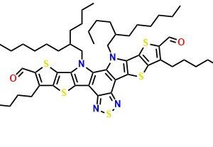 12,13-Bis(2-butyloctyl)-3,9-diundecyl-12,13-dihydro-[1,2,5]thiadiazolo[3,4-e]thieno[2'',3'':4',5']thieno[2',3':4,5]pyrrolo[3,2-g]thieno[2',3':4,5]thieno[3,2-b]indole-2,10-dicarbaldehyde