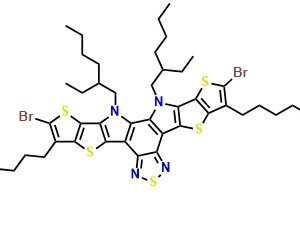 2,10-Dibromo-12,13-bis(2-ethylhexyl)-3,9-diundecyl-12,13-dihydro-[1,2,5]thiadiazolo[3,4-e]thieno[2'',3'':4',5']thieno[2',3':4,5]pyrrolo[3,2-g]thieno[2',3':4,5]thieno[3,2-b]indole