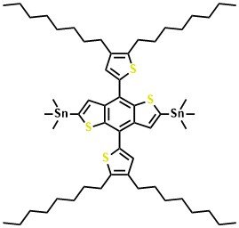 Stannane, 1,1'-[4,8-bis(4,5-dioctyl-2-thienyl)benzo[1,2-b:4,5-b']dithiophene-2,6-diyl]bis[1,1,1-trimethyl-