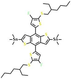 (4,8-Bis(5-((2-ethylhexyl)thio)-4-fluorothiophen-2-yl)benzo[1,2-b:4,5-b']dithiophene-2,6-diyl)bis(trimethylstannane)