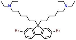 6,6'-(2,7-Dibromo-9H-fluorene-9,9-diyl)bis(N,N-diethylhexan-1-amine)