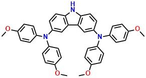 N,N,N',N'-Tetrakis(4-methoxyphenyl)-9H-carbazole-3,6-diamine
