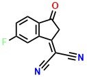 2-(6-Fluoro-3-oxo-2,3-dihydro-1H-inden-1-ylidene)malononitrile
