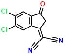 2-(5,6-Dichloro-3-oxo-2,3-dihydro-1H-inden-1-ylidene)malononitrile