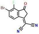 2-(5-Bromo-4-fluoro-3-oxo-2,3-dihydro-1H-inden-1-ylidene)malononitrile
