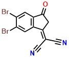 2-(5,6-Dibromo-3-oxo-2,3-dihydro-1H-inden-1-ylidene)malononitrile