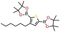 2,2'-(3-Hexylthiophene-2,5-diyl)bis(4,4,5,5-tetramethyl-1,3,2-dioxaborolane)