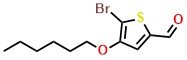 5-Bromo-4-(hexyloxy)thiophene-2-carbaldehyde