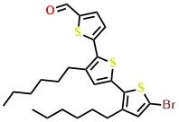 5''-Bromo-3',3''-dihexyl-[2,2':5',2''-terthiophene]-5-carbaldehyde
