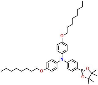 4-(Octyloxy)-N-(4-(octyloxy)phenyl)-N-(4-(4,4,5,5-tetramethyl-1,3,2-dioxaborolan-2-yl)phenyl)aniline