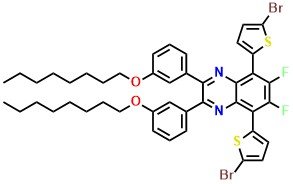 5,8-Bis(5-bromothiophen-2-yl)-6,7-difluoro-2,3-bis(3-(octyloxy)phenyl)quinoxaline