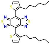 4,8-bis(3-thiophen-2-yl)benzo[1,2-c:4,5-c']bis[1,2,5]thiadiazole