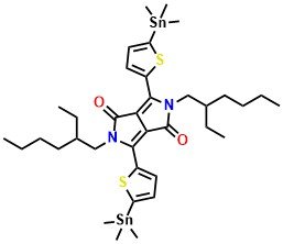 2,5-Bis(2-ethylhexyl)-3,6-bis(5-(trimethylstannyl)thiophen-2-yl)pyrrolo[3,4-c]pyrrole-1,4(2H,5H)-dione