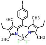 2,8-diethyl-5,5-difluoro-10-(4-iodophenyl)-1,3,7,9-tetramethyl-5H-4l4,5l4-dipyrrolo[1,2-c:2',1'-f][1,3,2]diazaborinine