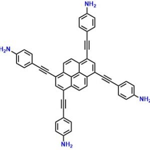 4,4',4'',4'''-(Pyrene-1,3,6,8-tetrayltetrakis(ethyne-2,1-diyl))tetraaniline