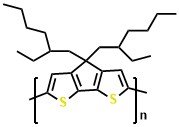 4H-Cyclopenta[2,1-b:3,4-b']dithiophene, 4,4-bis(2-ethylhexyl)-, homopolymer