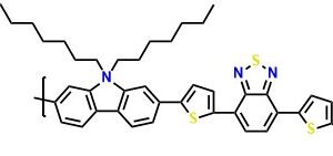 Poly[N-9'-heptadecanyl-2,7-carbazole-alt-5,5-(4',7'-di-2-thienyl-2',1',3'-benzothiadiazole)