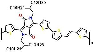 (E)-2,5-bis(2-decyltetradecyl)-3-(5-methylthiophen-2-yl)-6-(5'-(2-(5-methylthiophen-2-yl)vinyl)-[2,2'-bithiophen]-5-yl)-2,5-dihydropyrrolo[3,4-c]pyrrole-1,4-dione