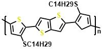 2-(4-methyl-2-(tetradecylthio)cyclopenta-1,3-dien-1-yl)-5-(5-methyl-3-(tetradecylthio)thiophen-2-yl)thieno[3,2-b]thiophene