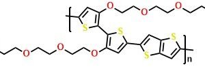 Poly[thieno[3,2-b]thiophene-2,5-diyl[3,3'-bis[2-[2-(2-methoxyethoxy)ethoxy]ethoxy][2,2'-bithiophene]-5,5'-diyl]]