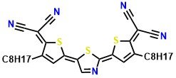 2,2'-((5Z,5'Z)-thiazole-2,5-diylidenebis(3-octylthiophene-5,2(5H)-diylidene))dimalononitrile