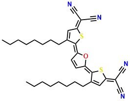 2,2'-((5Z,5'Z)-Furan-2,5-diylidenebis(4-octylthiophene-5,2(5H)-diylidene))dimalononitrile
