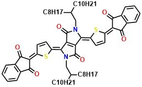 2,2'-((5Z,5'Z)-(2,5-bis(2-octyldodecyl)-3,6-dioxo-2,3,5,6-tetrahydropyrrolo[3,4-c]pyrrole-1,4-diylidene)bis(thiophene-5,2(5H)-diylidene))bis(1H-indene-1,3(2H)-dione)