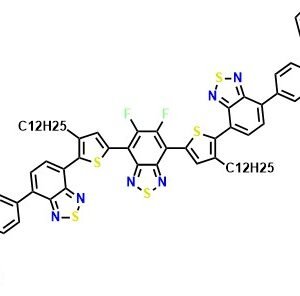 4,4'-(((5,6-difluorobenzo[c][1,2,5]thiadiazole-4,7-diyl)bis(3-dodecylthiophene-5,2-diyl))bis(benzo[c][1,2,5]thiadiazole-7,4-diyl))bis(N,N-diphenylaniline)