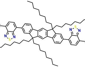 4-Thiazolidinone, 5,5'-[(6,12-dihydro-6,6,12,12-tetraoctylindeno[1,2-b]fluorene-2,8-diyl)bis(2,1,3-benzothiadiazole-7,4-diylmethylidyne)]bis[3-ethyl-2-thioxo-
