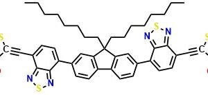 5,5'-[(9,9-Dioctyl-9H-fluorene-2,7-diyl)bis(2,1,3-benzothiadiazole-7,4-diylmethylidyne)]bis[3-ethyl-2-thioxo-4-thiazolidinone]