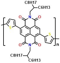Poly{[N,N'-bis(2-hexyldecyl)naphthalene-1,4,5,8-bis(dicarboximide)-2,6-diyl]-alt-5,5'-(2,2'-bithiophene)}