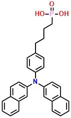 (4-(4-(di(naphthalen-2-yl)amino)phenyl)butyl)phosphonic acid