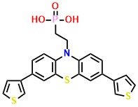 (2-(3,7-di(thiophen-3-yl)-10H-phenothiazin-10-yl)ethyl)phosphonic acid