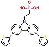 (2-(3,6-di(thiophen-2-yl)-9H-carbazol-9-yl)ethyl)phosphonic acid