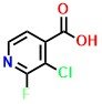 3-Chloro-2-fluoropyridine-4-carboxylic acid