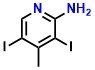 2-Amino-3,5-diiodo-4-methylpyridine