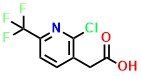 6-Cholro-2-(trifluoromethyl)pyridine-5-acetic acid