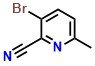 3-Bromo-2-cyano-6-methylpyridine