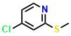 4-Chloro-2-(methylsulfanyl)pyridine