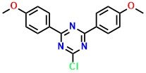 1,3,5-Triazine, 2-chloro-4,6-bis(4-methoxyphenyl)-