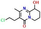 3-(2-Chloroethyl)-6,7,8,9-tetrahydro-9-hydroxy-2-methyl-4H-pyrido[1,2-a]pyrimidin-4-one