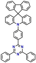 10-(4-(4,6-Diphenyl-1,3,5-triazin-2-yl)phenyl)-10H-spiro[acridine-9,9'-fluorene]