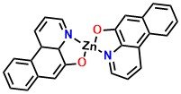 bis(benzo-quinolate) Zinc(II), benzo-Znq2