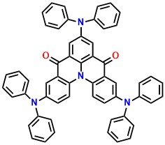 3DPA-DiKTa, 3,7,11-tris(diphenylamino)quinolino[3,2,1-de]acridine-5,9-dione